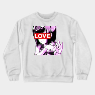 Aesthetic Japanese Girl 7 v3 Crewneck Sweatshirt